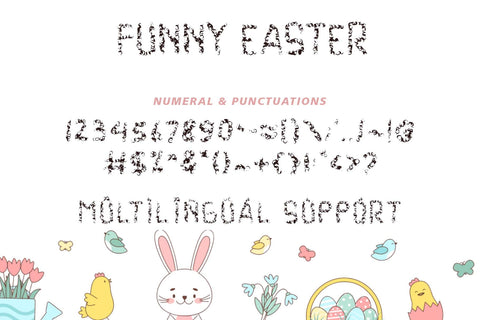 Funny Easter Font Prasetya Letter 