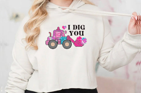 Funny Excavator Valentine Sublimation Sublimation Jagonath Roy 