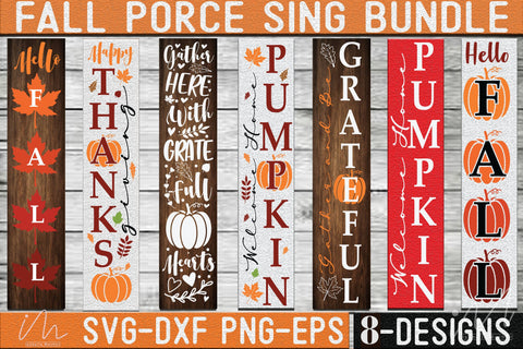 Funny Fall Porch Bundle, Thanksgiving Porch Sign SVG, Digital Download, Halloween porch sing, Pumpkin SVG, Fall Cricut, hello pumpkin porce, welcome porce sing svg SVG Isabella Machell 