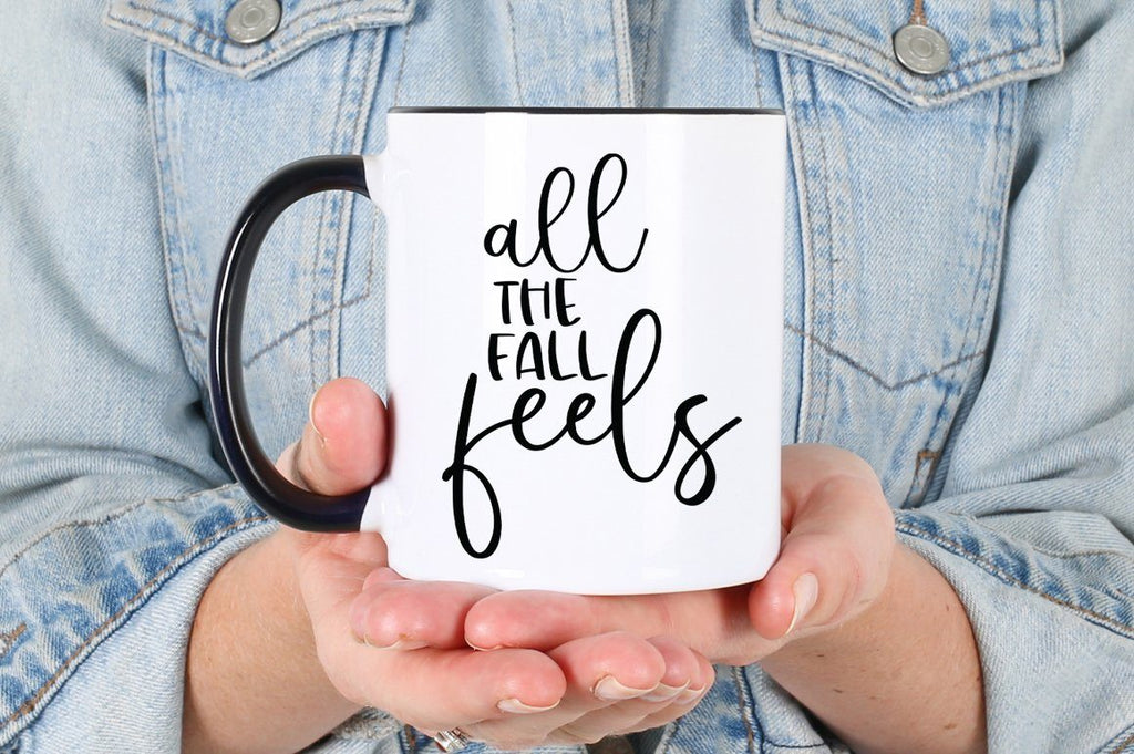 Funny Fall Quote SVG - All the Fall Feels SVG - So Fontsy