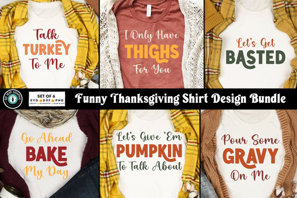 Sarcastic Quotes SVG Bundle  6 Funny T-Shirt Designs - So Fontsy