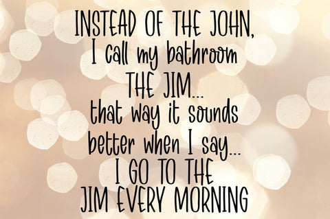 Funny Farmhouse Bathroom SVG | The John SVG RedFoxDesignsUS 