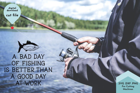 Funny Fishing SVG Cut File SVG Lettershapes 