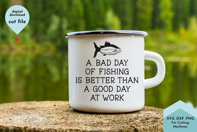 Funny Fishing SVG Cut File SVG Lettershapes 