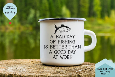 Funny Fishing SVG Cut File SVG Lettershapes 