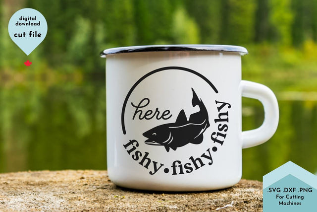 Funny Fishing SVG SVG Lettershapes 