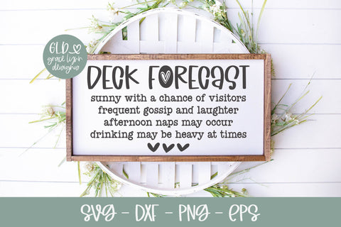 Funny Forecast Bundle - SVG Bundle - Deck SVG, Porch SVG, Patio SVG, Dock SVG SVG Grace Lynn Designs 