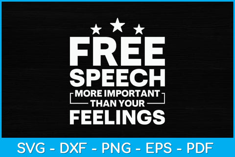 Funny Free Speech Gift Freedom Of Speech Journalist Writer Svg Design SVG artprintfile 