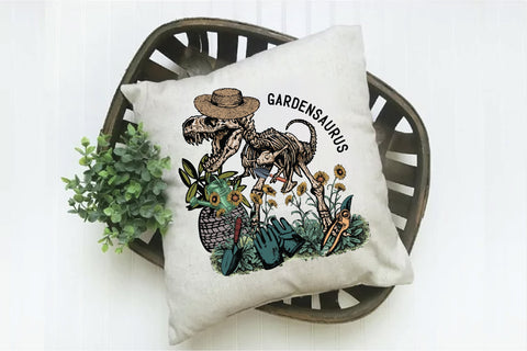 Funny Gardensaurus Sublimation Design Sublimation Creativeart88 