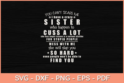 Funny Gift for Brother From Awesome Sister Birthday Svg File SVG Helal 