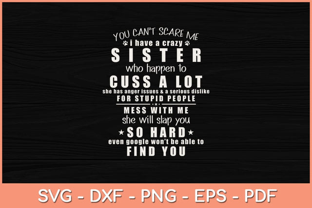 Funny Gift for Brother From Awesome Sister Birthday Svg File SVG Helal 