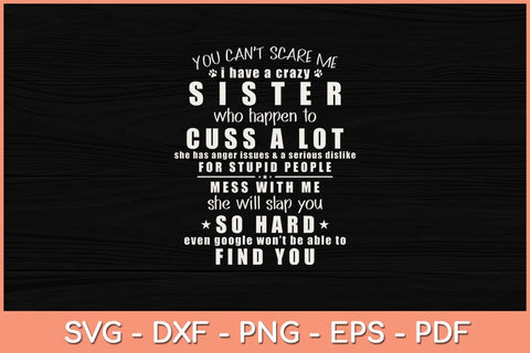 Funny Gift for Brother From Awesome Sister Birthday Svg File SVG Helal 