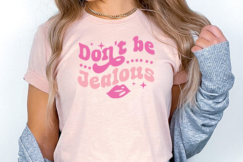 Funny Girl Pink Quote SVG Design, Dont be jealous SVG FiveStarCrafting 