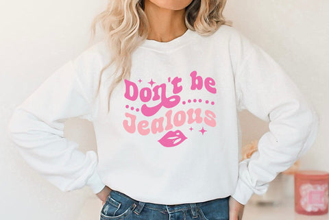 Funny Girl Pink Quote SVG Design, Dont be jealous SVG FiveStarCrafting 