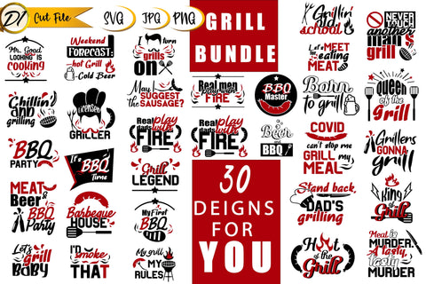 Funny Grill Quotes | T-Shirt Grill Design | Father's day SVG Evgenyia Guschina 