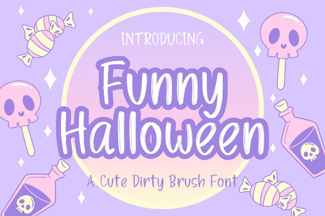 Funny Halloween Font Masyafi Studio 