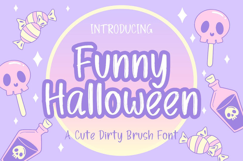 Funny Halloween Font Masyafi Studio 