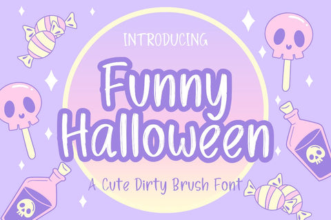 Funny Halloween Font Masyafi Studio 