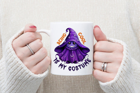 Funny Halloween PNG - Being Cool is My Costume Sublimation CraftLabSVG 