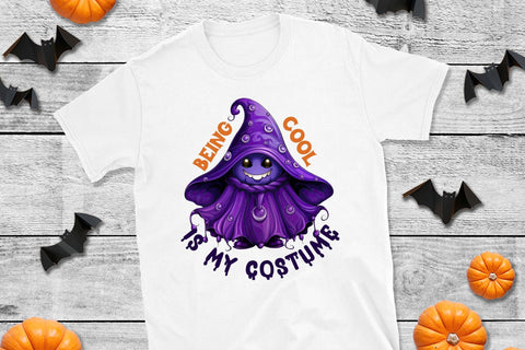 Funny Halloween PNG - Being Cool is My Costume Sublimation CraftLabSVG 