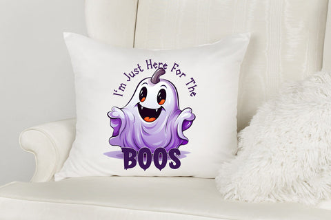 Funny Halloween PNG | I'm Just Here for the Boos Sublimation CraftLabSVG 