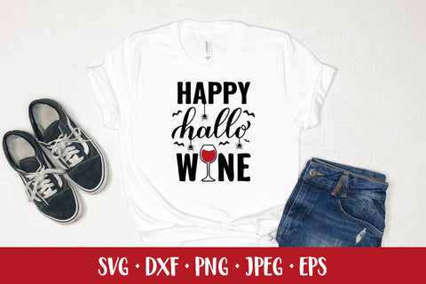 Funny Halloween quote. Happy Hallowine SVG. Drinking quote SVG LaBelezoka 