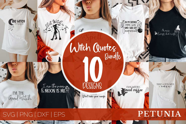 Funny Halloween Sig SVG | Witch Bundle SVG SVG Petunia Digital Design 