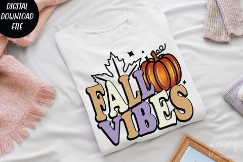 Distressed Pumpkin Monogram T-Shirt