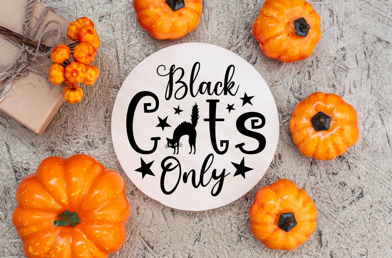 Funny Halloween Svg Bundle, Halloween Round Sign Svg, Round Halloween