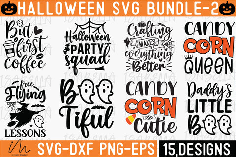 Funny Halloween svg bundle, Halloween T-shirt bundle, Halloween Day T-shirt, Happy Halloween svg, Batty Svg, Pumpkin svg, Holiday Cricut SVG Isabella Machell 