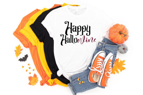 Funny Halloween SVG - Happy Hallowine SVG Simply Cutz 