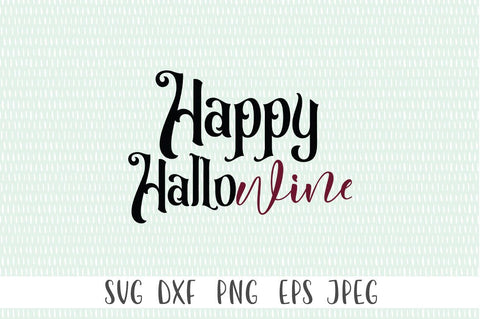 Funny Halloween SVG - Happy Hallowine SVG Simply Cutz 