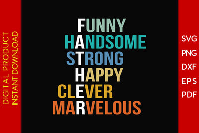 Funny Handsome Father’s Day SVG PNG PDF Cut File SVG Creativedesigntee 