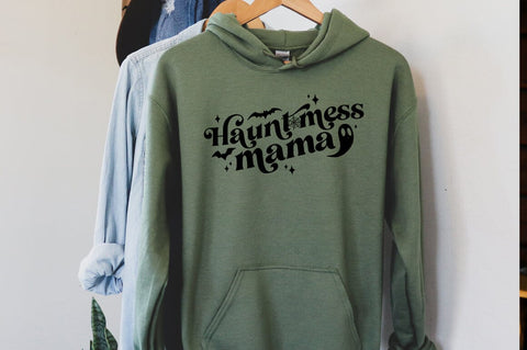 Funny Haunt Mess Mama Halloween SVG SVG Pickled Thistle Creative 