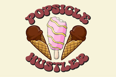 Funny Ice Cream Retro Popsicle Hustler Sublimation Rupkotha 