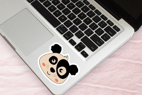 Funny Jungle Animals Faces Sticker Svg Bundle SVG Regulrcrative 