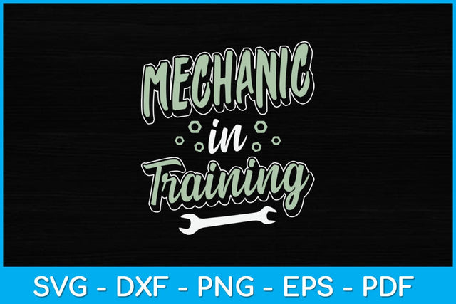 Funny Kids Mechanic in Training Future Repairman Svg Design SVG artprintfile 