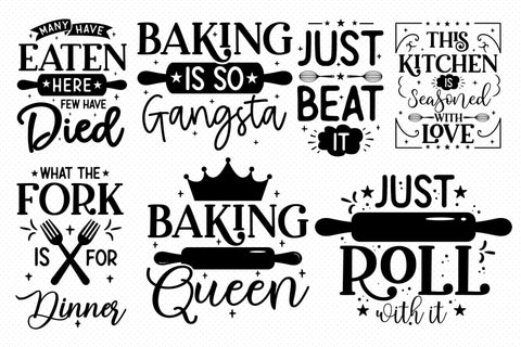 Funny Kitchen Sign SVG Bundle SVG CraftLabSVG 