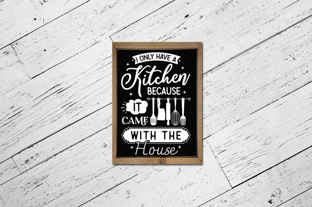 Funny Kitchen Sign SVG, Kitchen SVG - So Fontsy