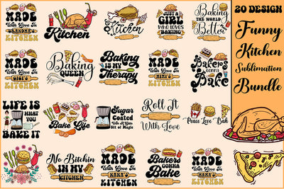 Funny Kitchen Sublimation Bundle Sublimation Rupkotha 