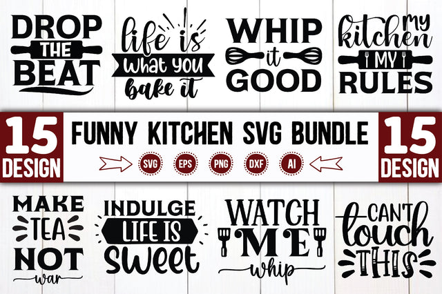 Funny Kitchen SVG Bundle SVG Ariyan 