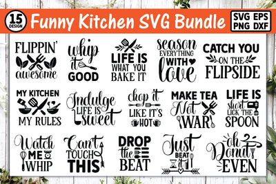 Funny Kitchen SVG Bundle SVG Ariyan 