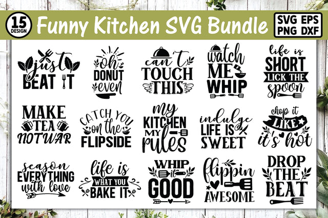 Funny Kitchen SVG Bundle SVG Ariyan 
