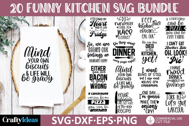 Funny Kitchen SVG Bundle SVG md faruk hossain 
