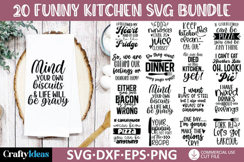Funny Kitchen SVG Bundle SVG md faruk hossain 