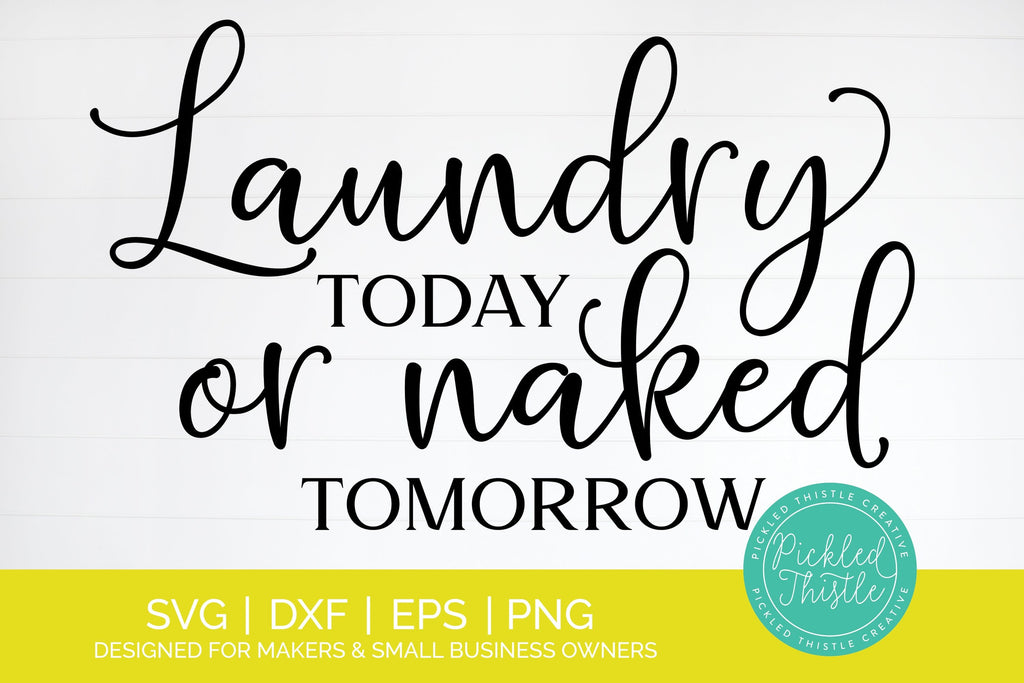 Funny Laundry Room Decor SVG - So Fontsy