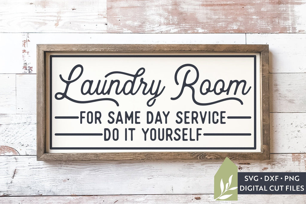 Funny Laundry Room SVG Files | Wood Sign SVG - So Fontsy