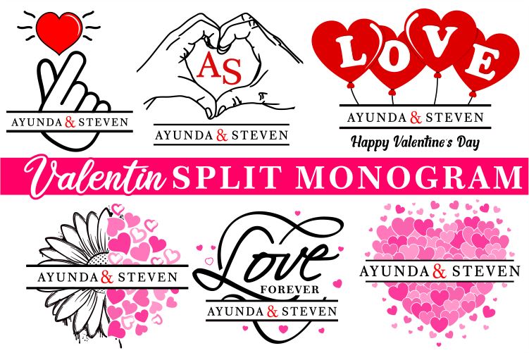 Funny Love Heart Split Monogram SVG Bundle, Split Monogram SVG Bundle, Love SVG Bundle, Heart SVG Bundle, Funny SVG Bundle, Wedding Monogram SVG Bundle, Valentines Day SVG Bundle SVG D2PUTRI, SVG BUNDLE, SUBLIMATION BUNDLE, T SHIRT DESIGNS BUNDLE 