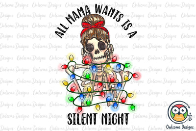 Funny Mama Christmas Sublimation Sublimation Owlsome.Designs 
