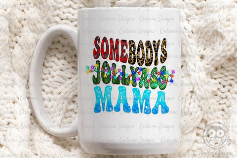 Funny Mama Christmas Sublimation Sublimation Owlsome.Designs 